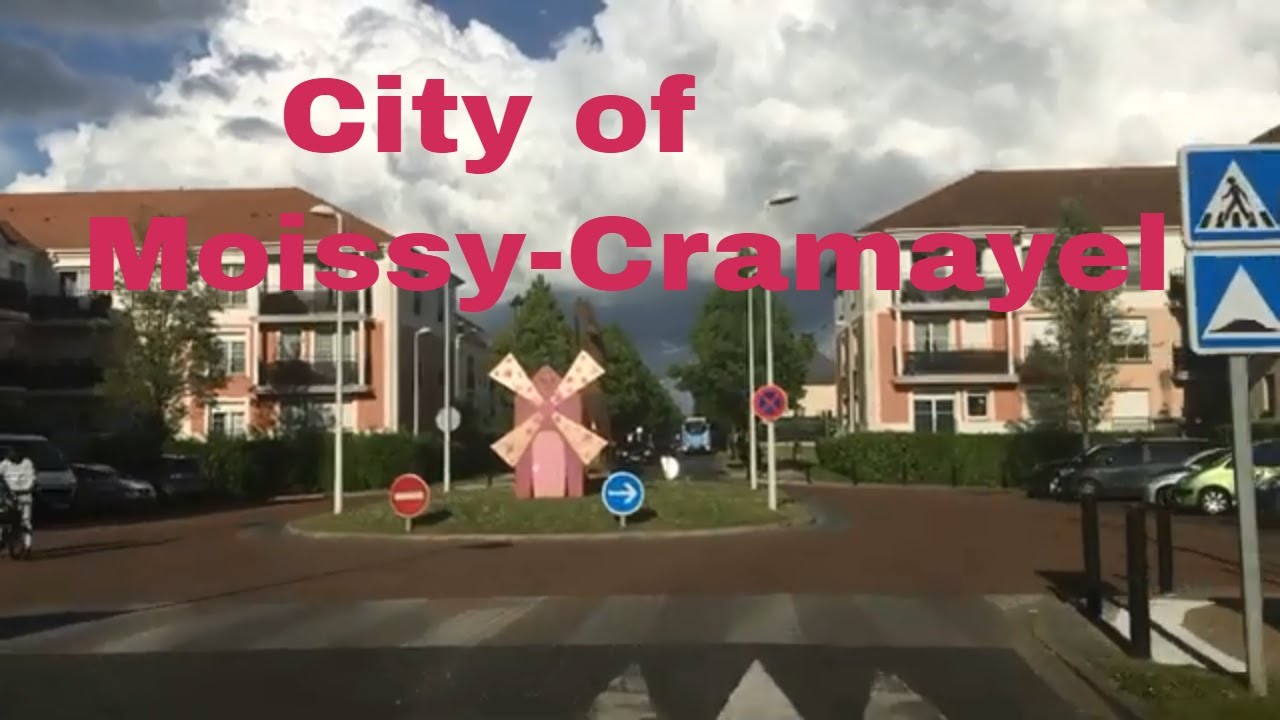 City of Moissy-Cramayel 4K- Driving- French region