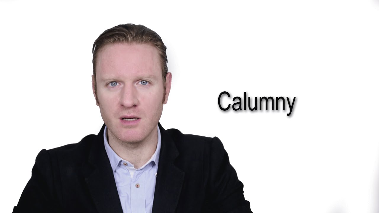 Calumny - Meaning | Pronunciation || Word Wor(l)d - Audio Video Dictionary