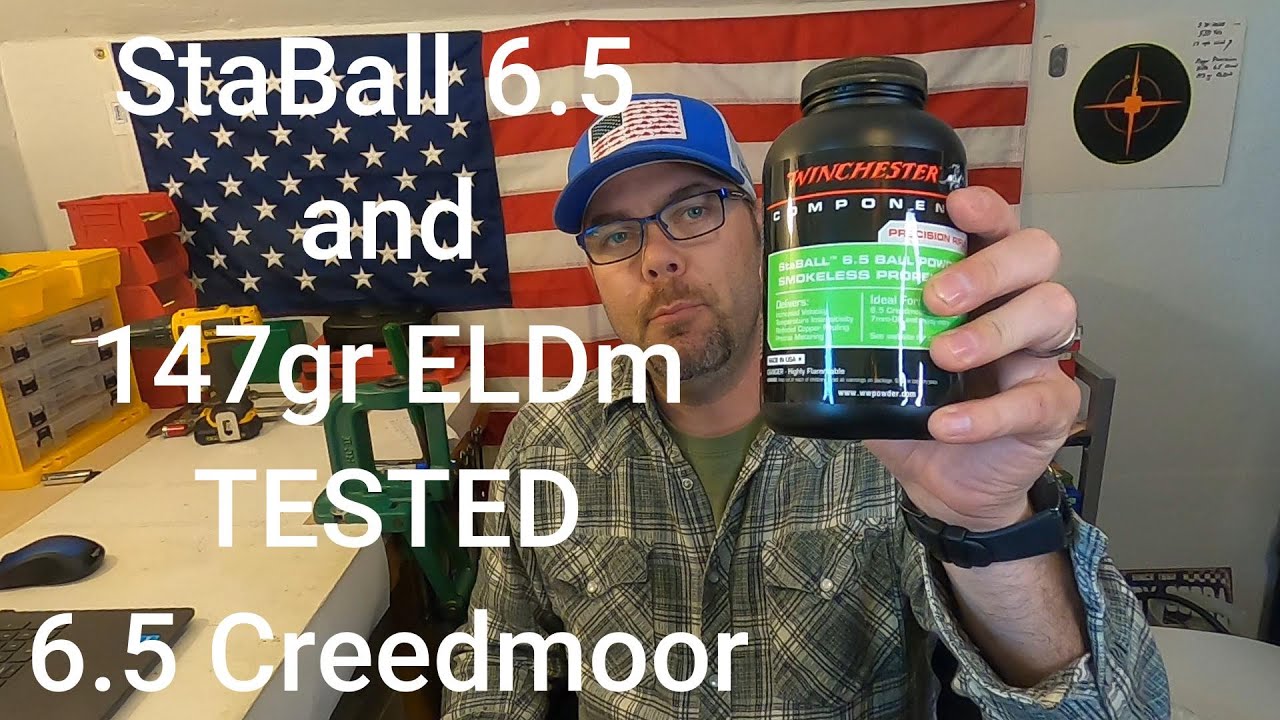 6.5 Пули Creedmoor - StaBall 6.5 и 147 гран ELD Match ТЕСТИРОВАНЫ