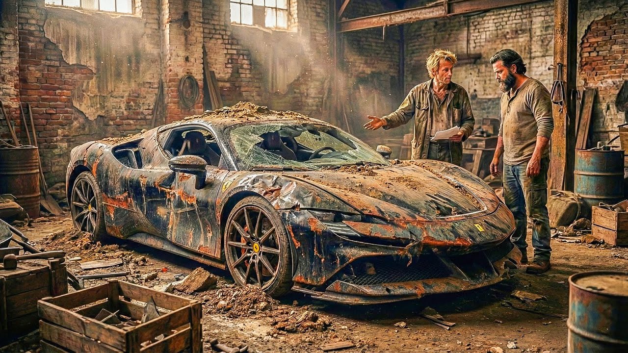 ASMR Car Restoration| I Bought A Wrecked Supercar For Pennies and 