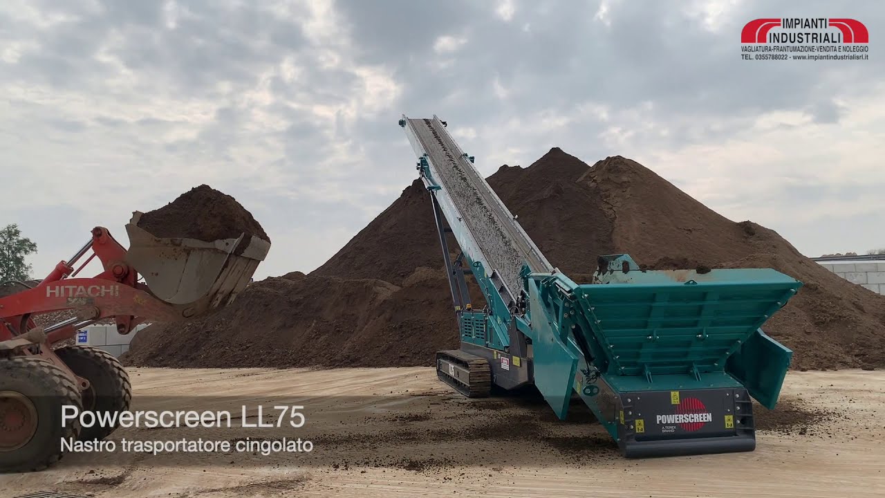 Nastro trasportatore Powerscreen LL75 - Impianti Industriali