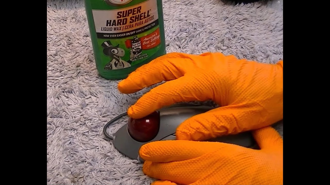 Trackball Mouse Track Ball Slow, Sticking and /or Dragging? Clean and Wax it !!