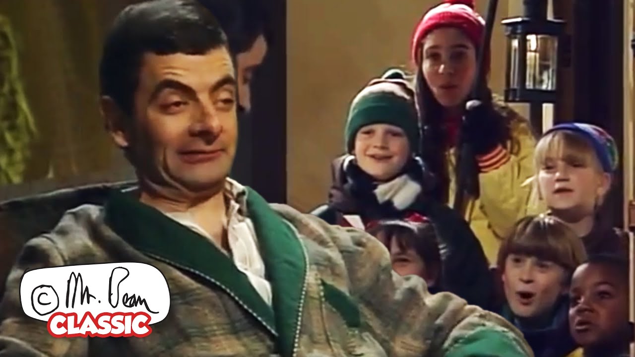 BEAN Listening CHRISTMAS CAROLS | Mr Bean Funny Clips | Classic Mr Bean
