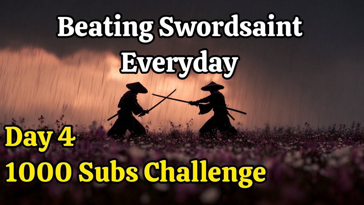 Day 4 – I Refuse to Stop Until 1,000 Subs | Isshin Boss Fight (Sekiro Shadows die Twice 