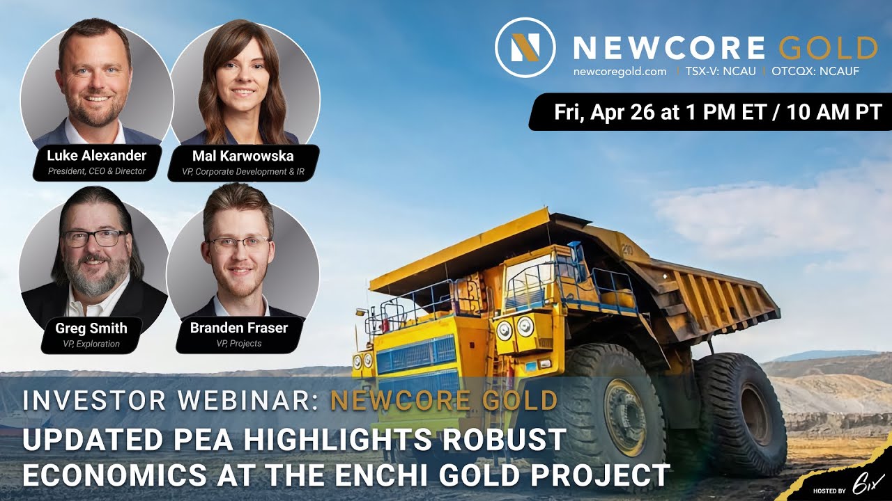 Newcore Gold: Updated PEA Highlights Robust Economics at the Enchi Gold Project