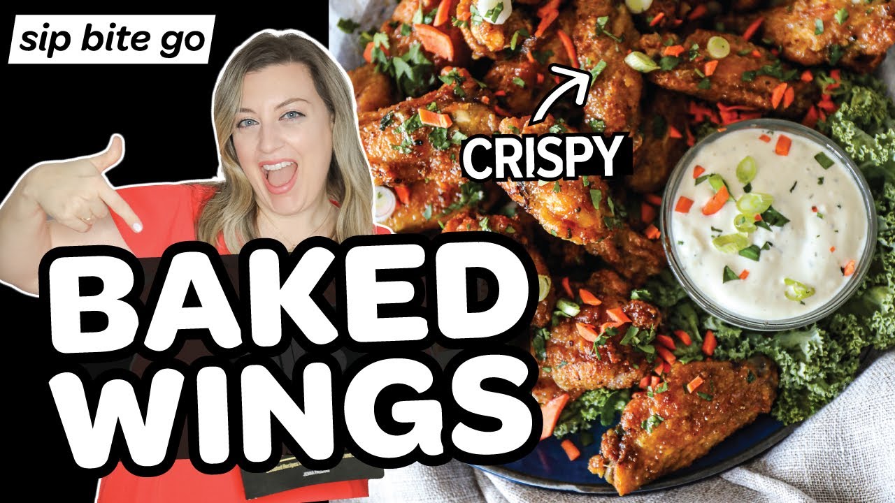 Crispy Baked Chicken Wings (Sauce + Dry Rub, Too!)