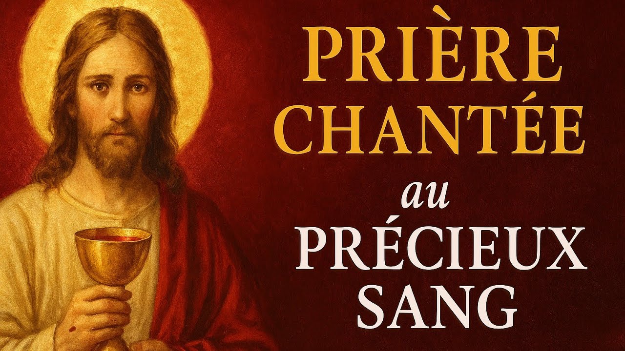 ✨ PRIÈRE CHANTÉE au PRÉCIEUX SANG de JÉSUS pour OBTENIR de NOMBREUSES GRÂCES ✨