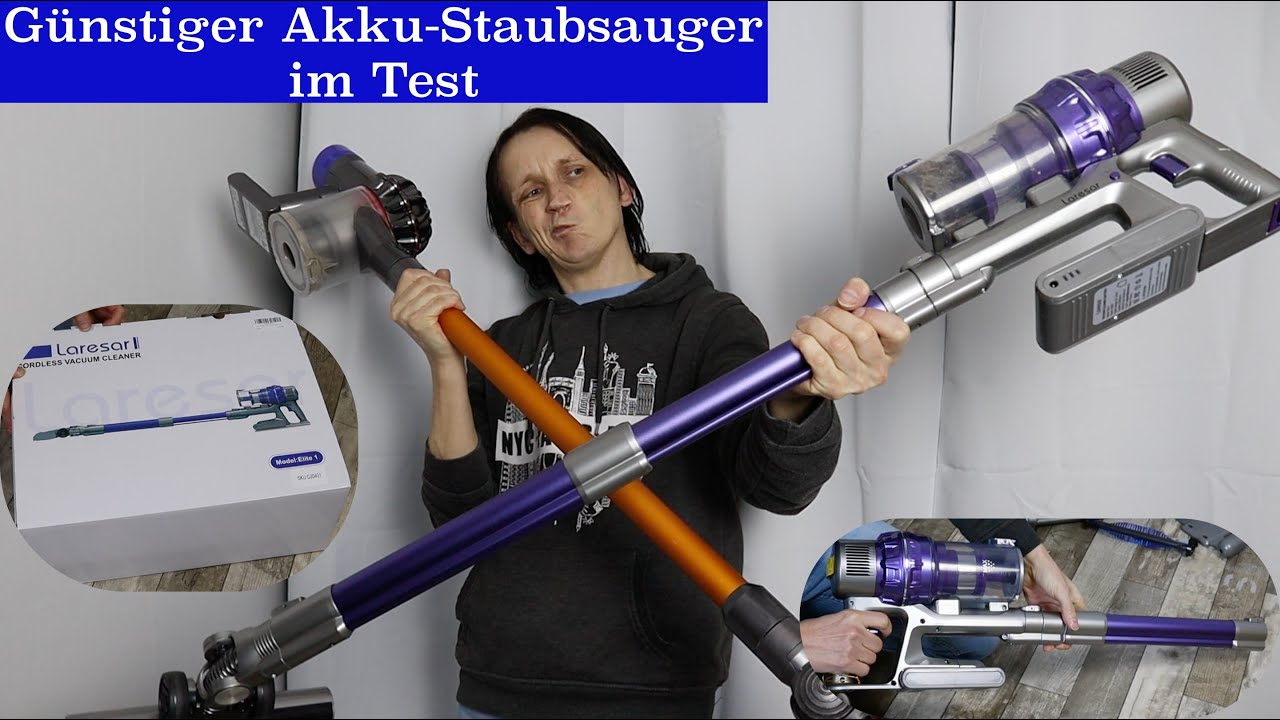 Günstiger Akku-Staubsauger Laresar Elite 1 im Test / Ob dieser auch mit einen Dyson mithalten kann?