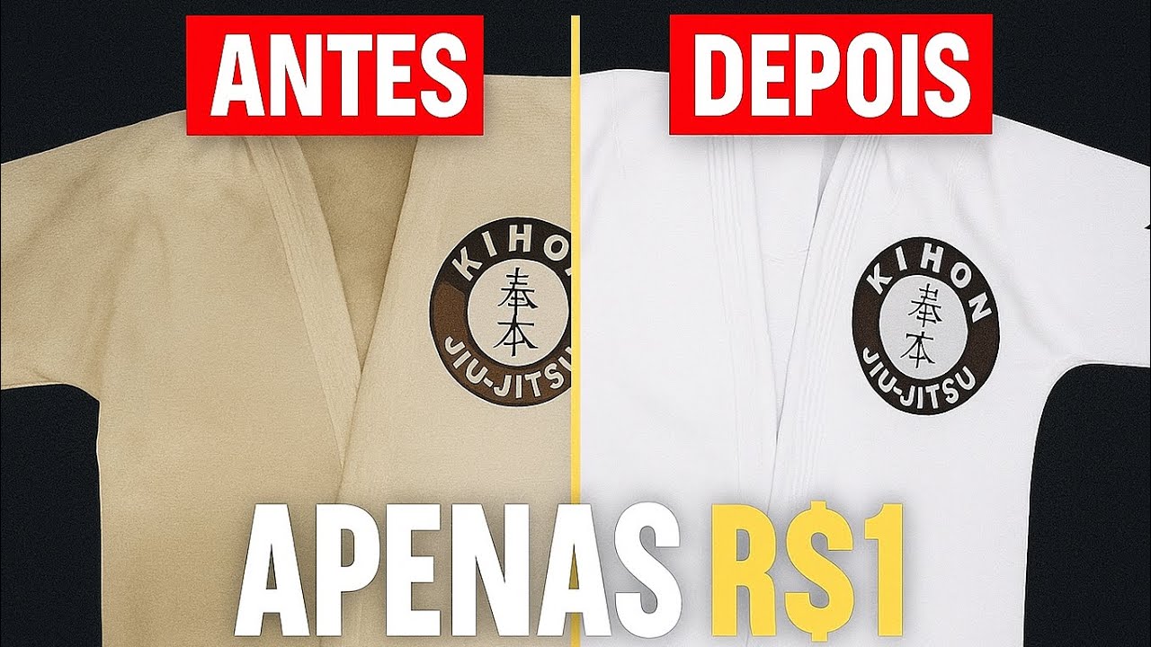 Como Lavar e Deixar Seu Kimono Branco de Novo!