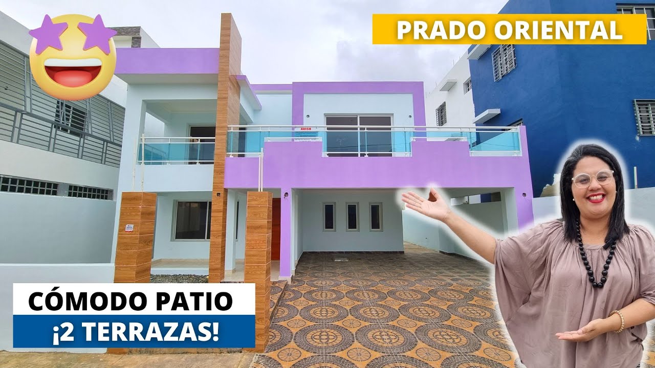 CASA DE 3 HABITACIONES CON SUS BAÑOS | 2 TERRAZAS | CÓMODO PATIO | PRADO ORIENTAL | INVIERTE EN RD