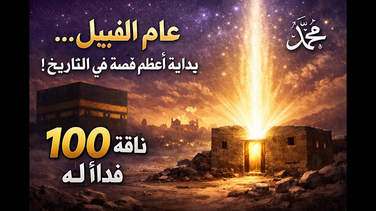 100 ناقة فداءً لعبد الله… وشق صدر النبي ﷺ! القصة الخفية لميلاده 