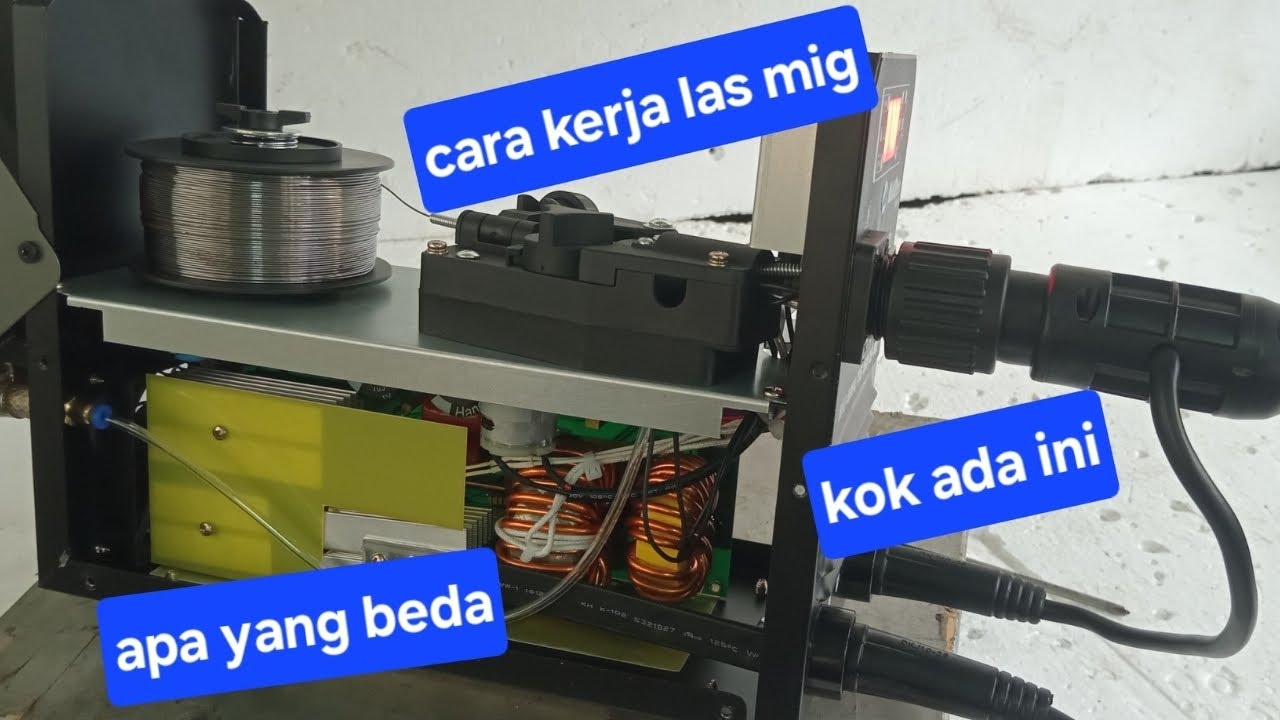 cara kerja mesin las mig 450 watt // seperti apa dan wire ke mana...?