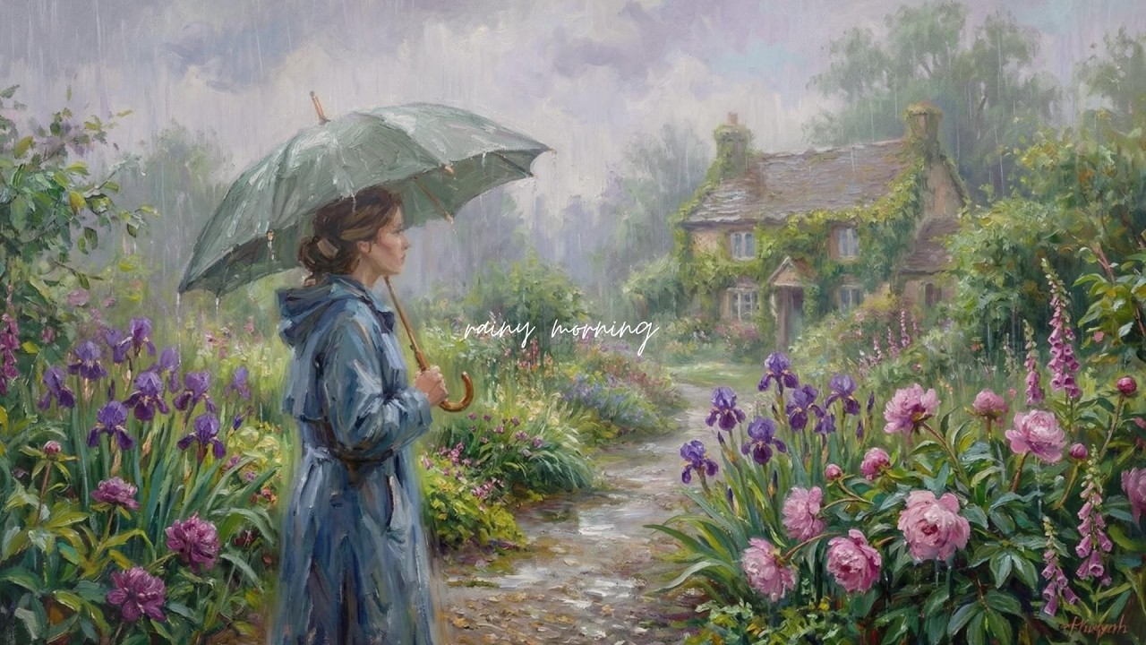 a quiet morning, rainy day 🌸 calm piano playlist for work, reading & journaling
