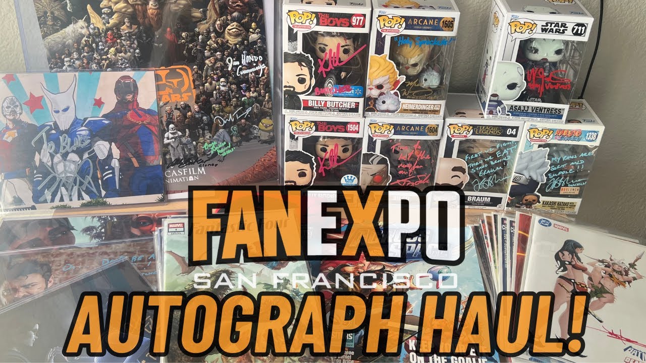 Подписанные комиксы, принты и фан-арты на San Francisco Fan Expo 2025!