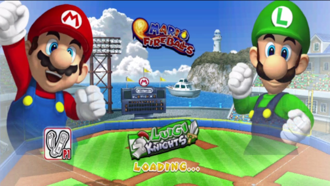 Mario Super Sluggers Season - Week 1 - Luigi @ Mario