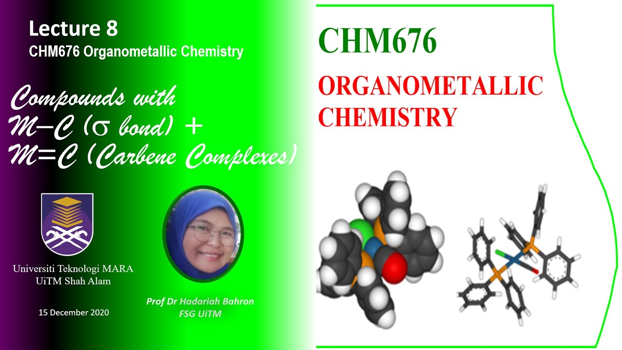 CHM676 Lecture 8 Compounds containing M C sigma bond + Carbene Complexes M=C