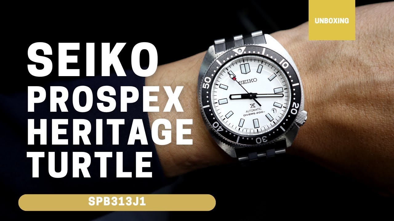 Unboxing Seiko Prospex Heritage Turtle 1968 Re-Interpretation SPB313J1 SPB313