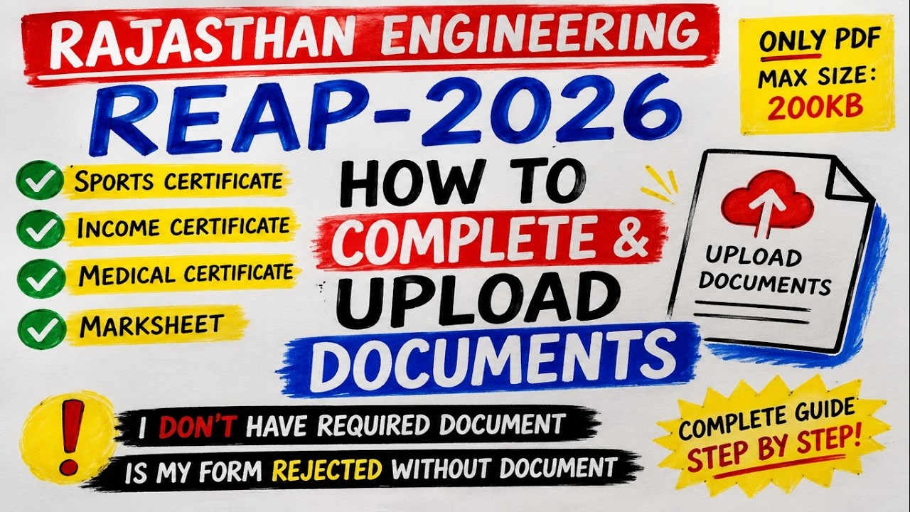 How To Complete & Upload Documents in REAP 2026 ✅ Full Process | What If You Don't Have Documents?