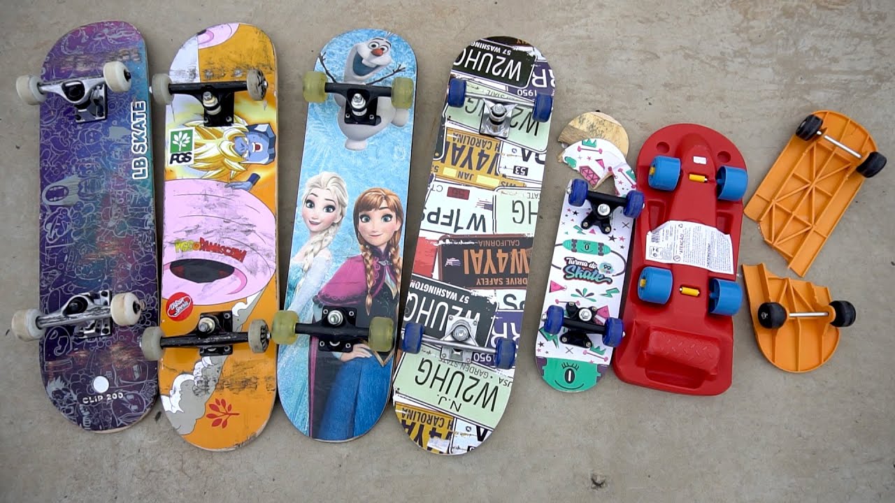 PIOR AO MELHOR SKATE MONTADO! TESTE!