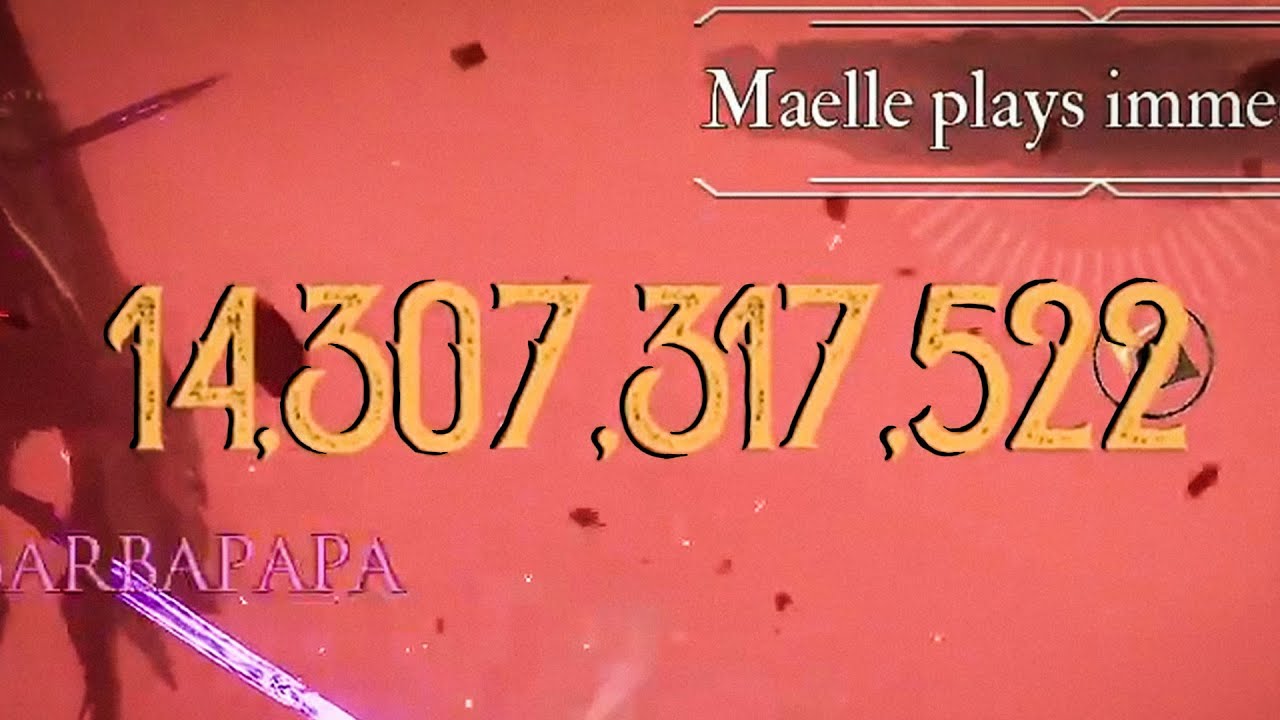 14.3 Billion Damage - Maelle World Record Highest Damage | Expedition 33