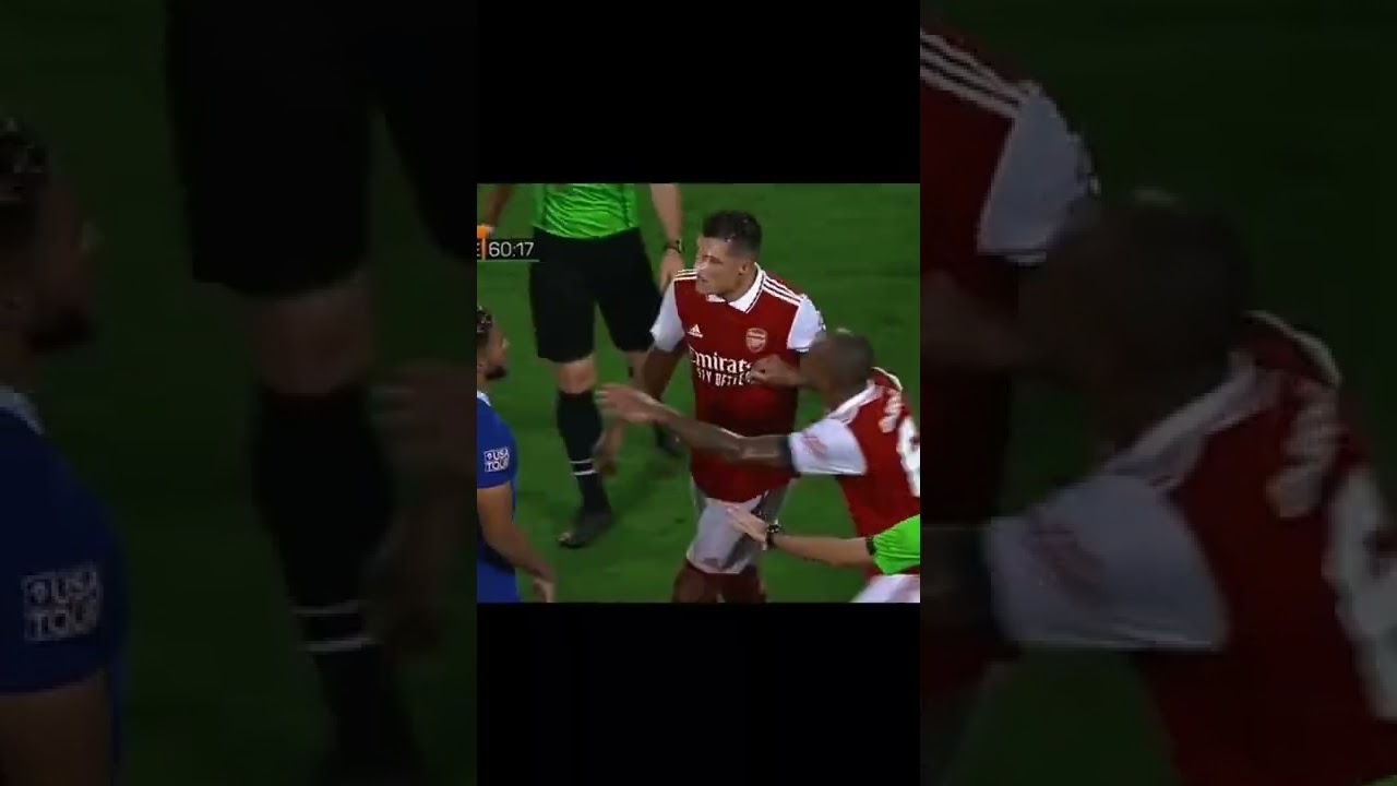 Xhaka vs Reece James fight 🤣🔥