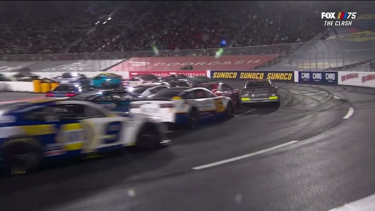 Ty Gibbs Spin - 2023 NASCAR Cup Series Clash at the Coliseum