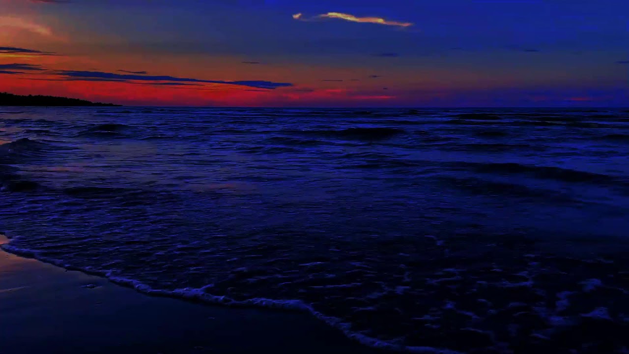 Ocean Sounds to Fall Asleep Naturally | Calm Night Beach Ambience