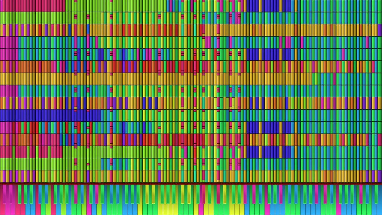 [Black Midi] Bad Apple Black Hole Mode - 78 Million Notes