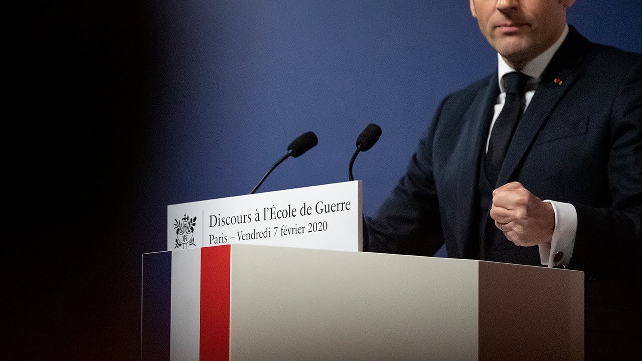 Discours sur la stratégie de défense et de dissuasion depuis l’École militaire