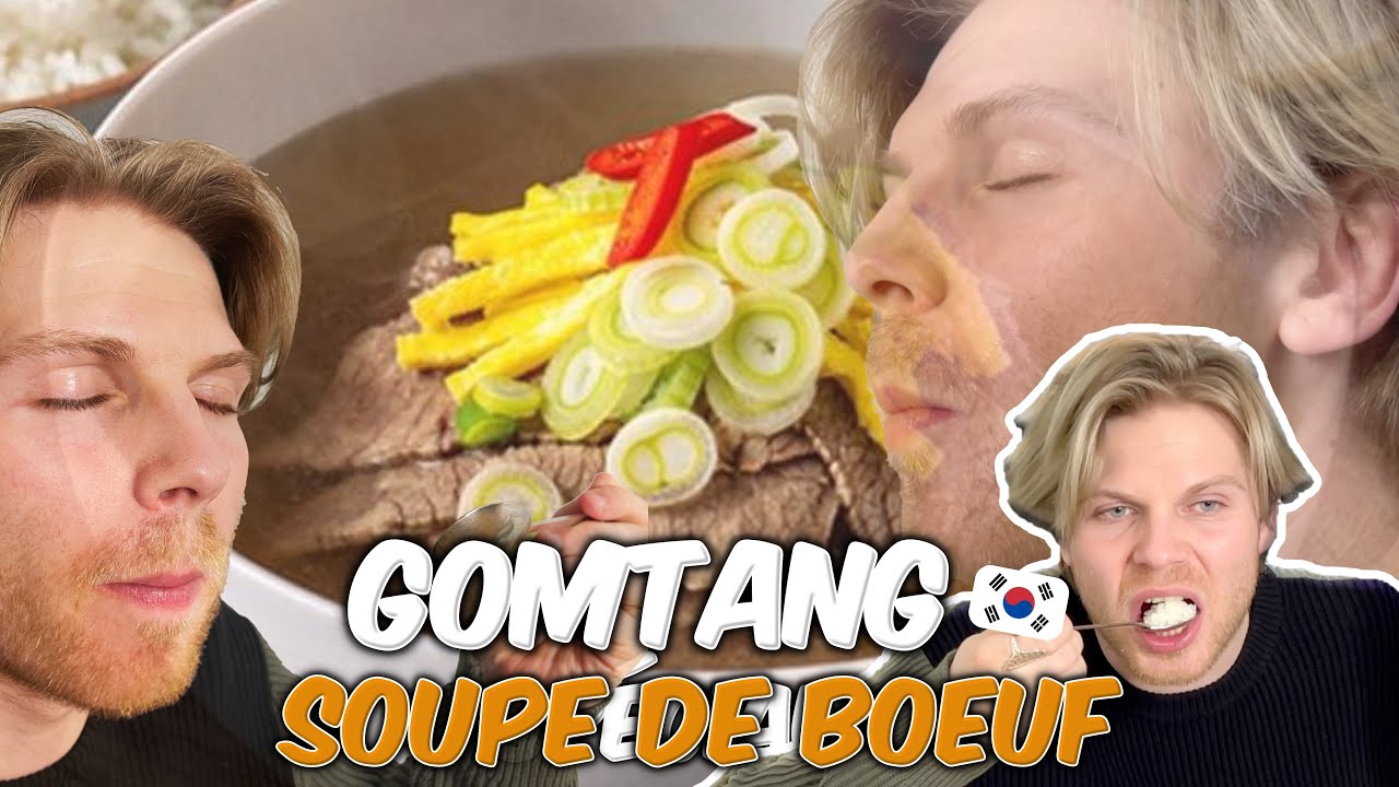 ON CUISINE CORÉENNE🇰🇷 : GOMTANG | SOUPE DE BOEUF🍲