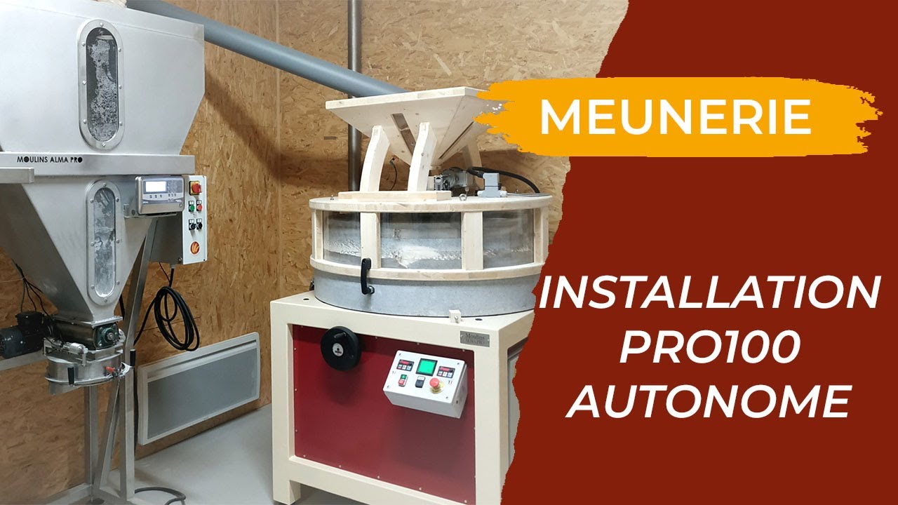 Moulin à farine - installation autonome de meunerie