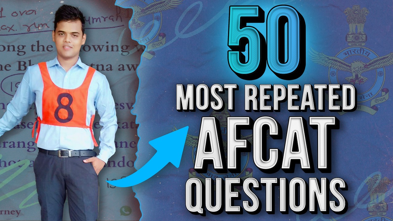 50 Most Repeated GK for AFCAT 2 2026|| AFCAT 2 2026 GK || AFCAT Static GK || cds journey.