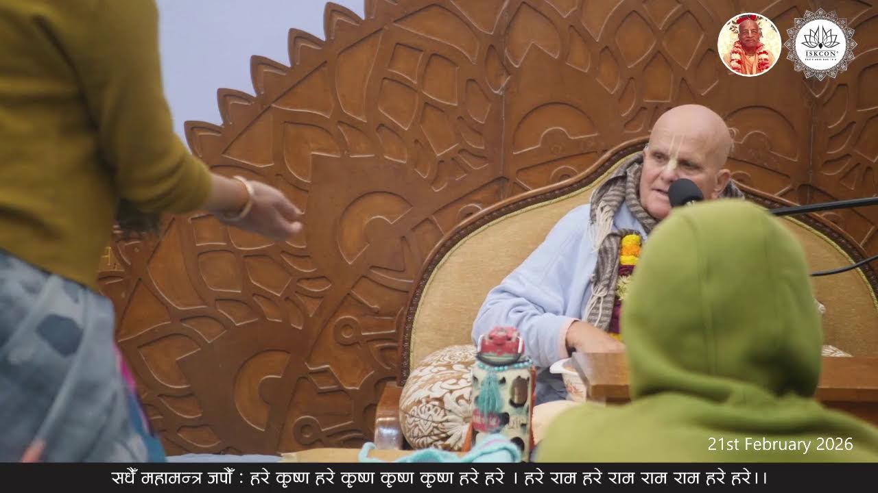 Srimad Bhagavatam class by HH Mahavishnu Swami Maharaj | SB 4.30.47-48