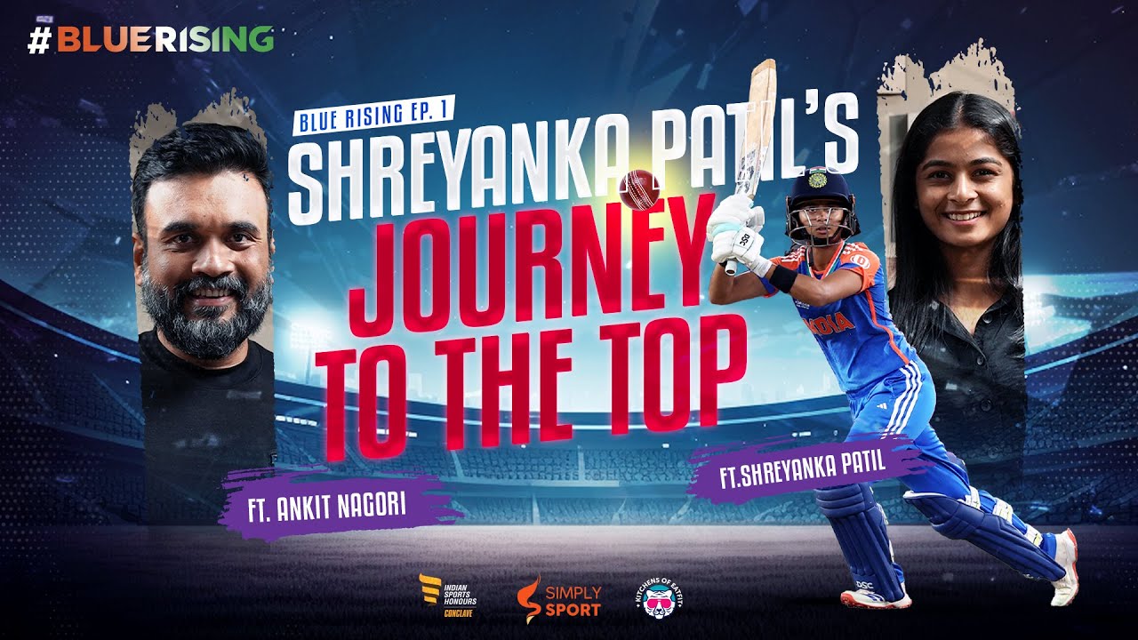 Exclusive Chat with Indian Cricketer - Shreyanka Patil on Blue Rising Vodcast