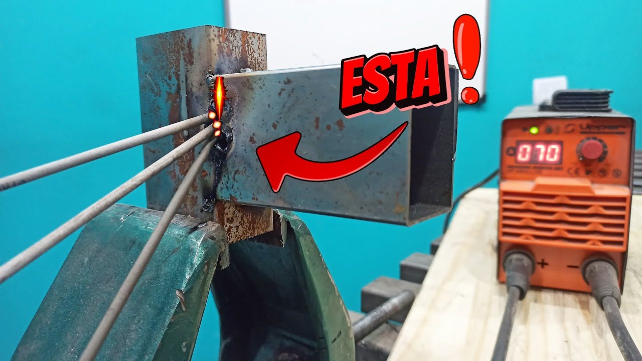 La Técnica Más Fácil para Soldar Perfiles Delgados en Vertical con Electrodo