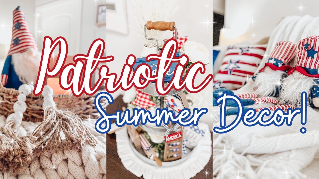 Americana Summer Decorating 2023! Patriotic 4th Of July Summer Decor Inspiration 2023!