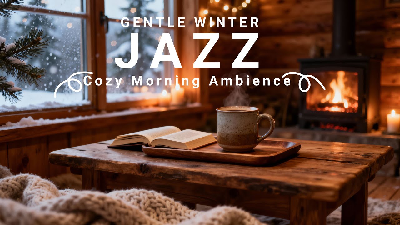 Gentle Winter Jazz Café | Smooth Jazz & Coffee Ambience for Calm Moments