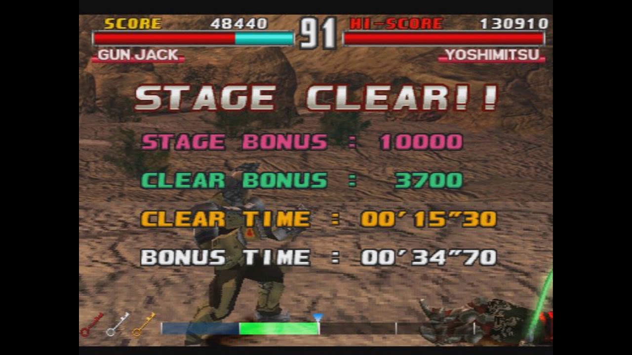 Tekken 3 Tekken Force - Gun Jack