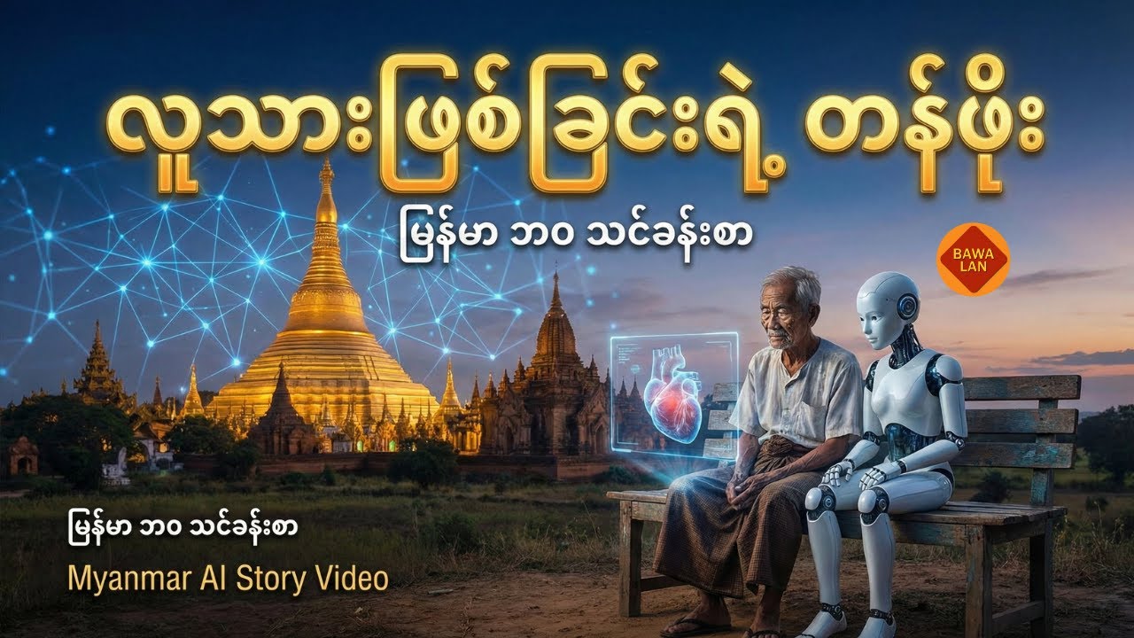 နောက်ဆုံးမှ ဖတ်လိုက်ရတဲ့ အဖေ့ရဲ့ စာ | Myanmar AI Story Video