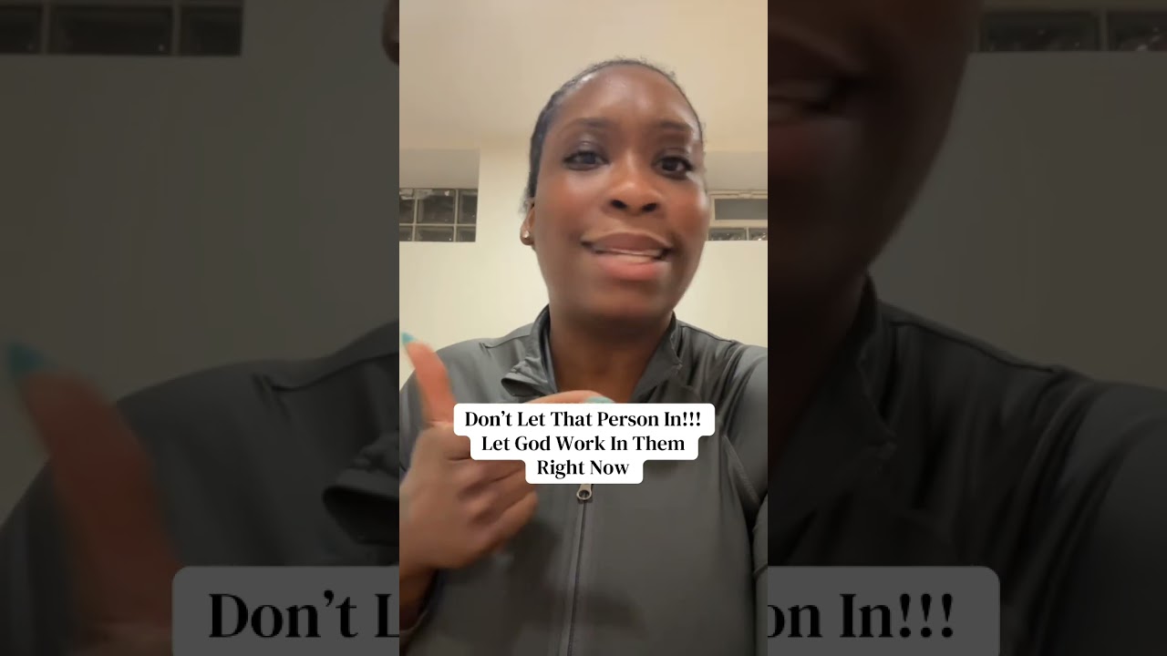 Don’t Let That Person In | Don’t Ignore Your Discernment 