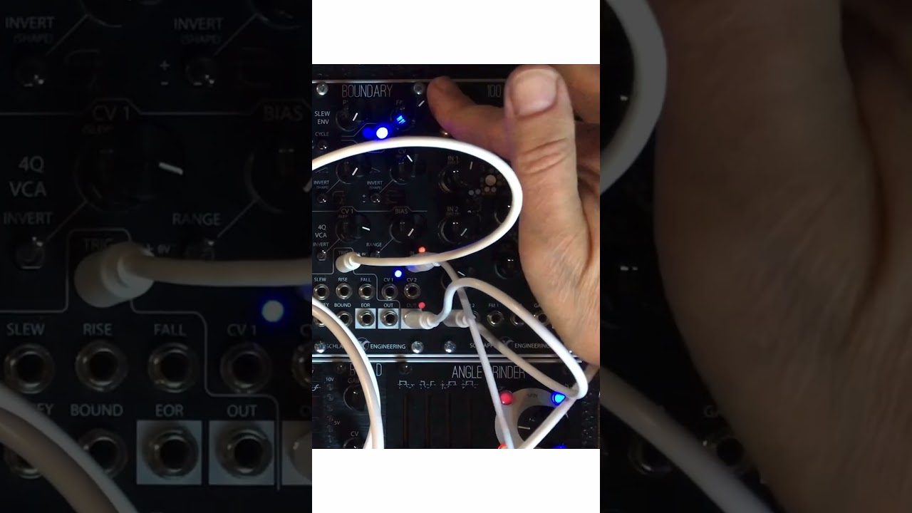 GAIN x100 KICK DRUMS #eurorack #synth #modularsynth #synthesizer #electronicmusic #hardkick