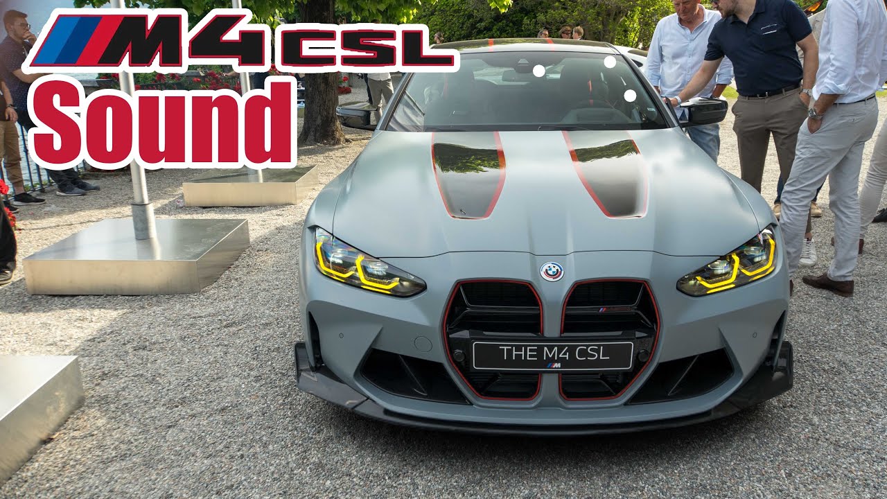 BMW M4 CSL - First Look and SOUND!