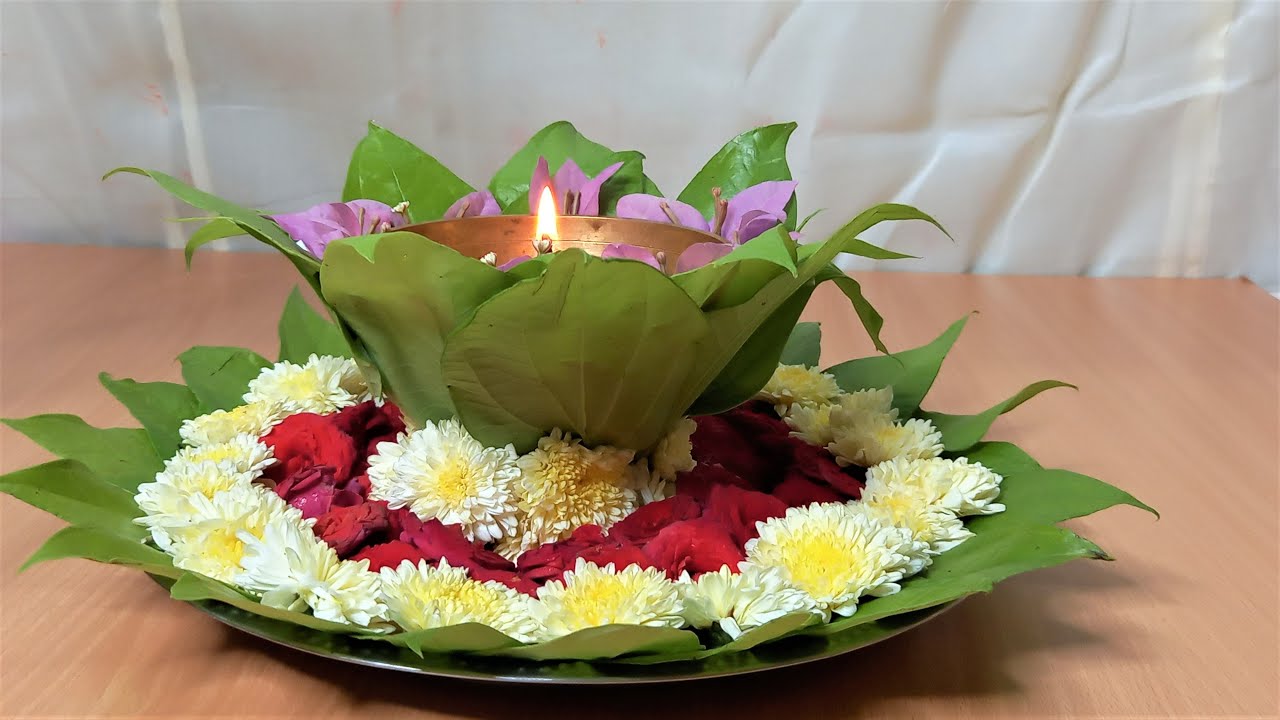 Betel Leaf Diya Decoration For Diwali | Aarti Thali/ Dasara /Navaratri/ Haldi Kunku Decoration 2023