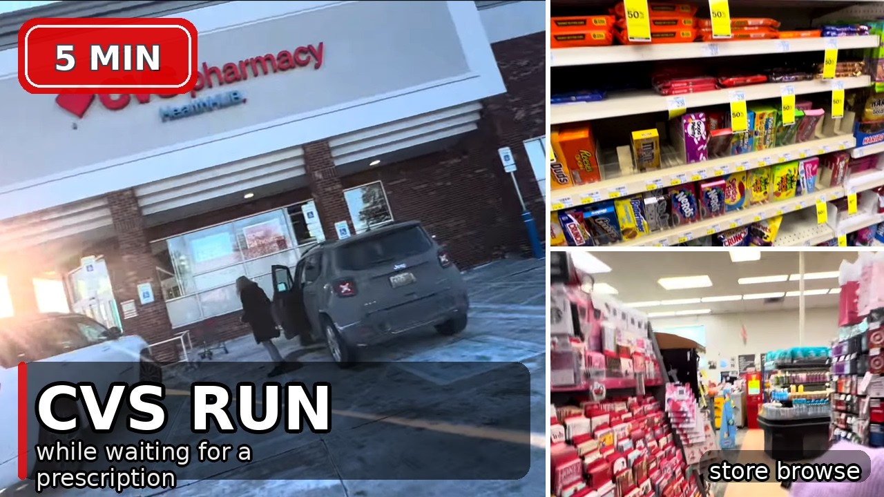 Quick CVS Run While My Prescription Fills 💊 | Store Aisles Tour (No Face)