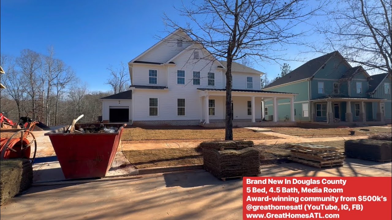 AMAZING 5 Bed, 4.5 Bath, BRAND NEW, 3 Car, Award-Winning Community GreatHomesATL.com