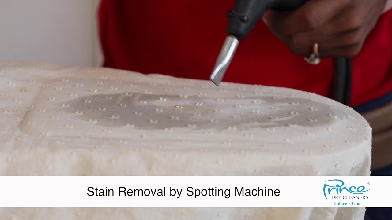 Stain Removal By Spotting Machine