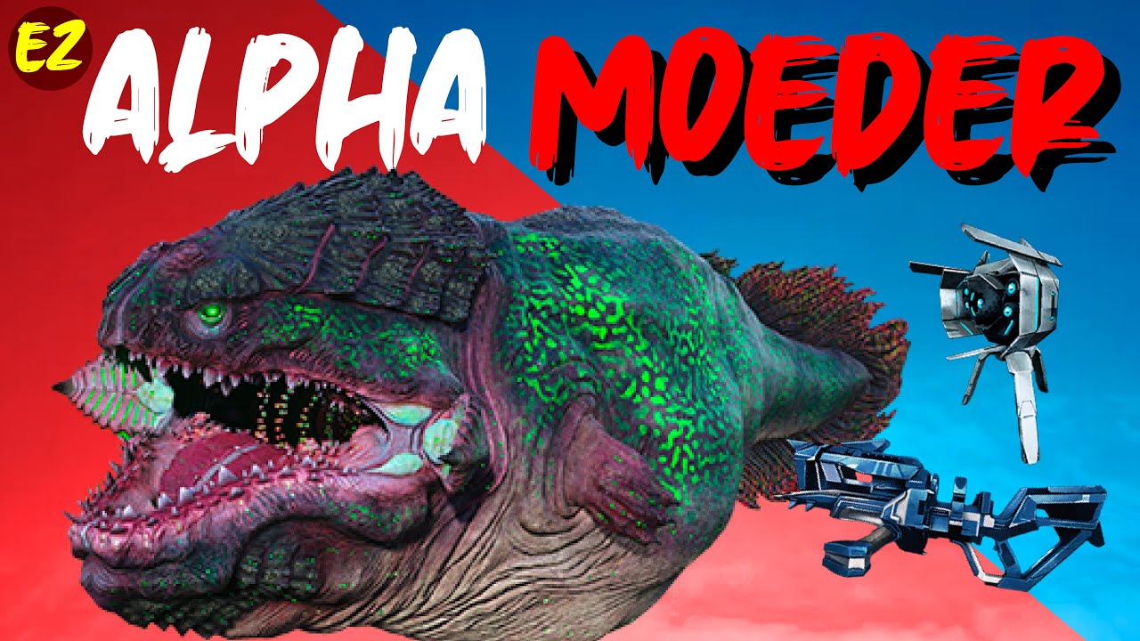 How to ez kill Alpha Moeder Genesis / ARK Official Small Tribes Xbox
