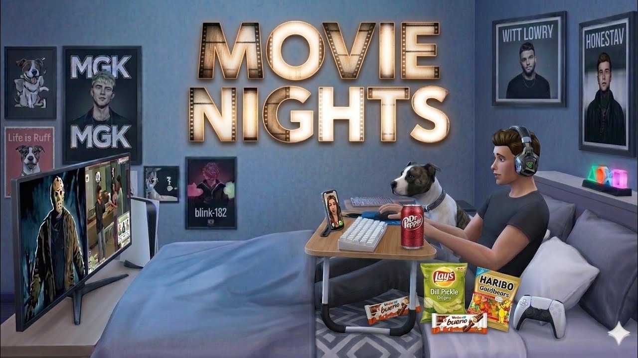 The Sims 4 - Movie Nights (The Manor) Rebuilding Fearful Fish Lounge