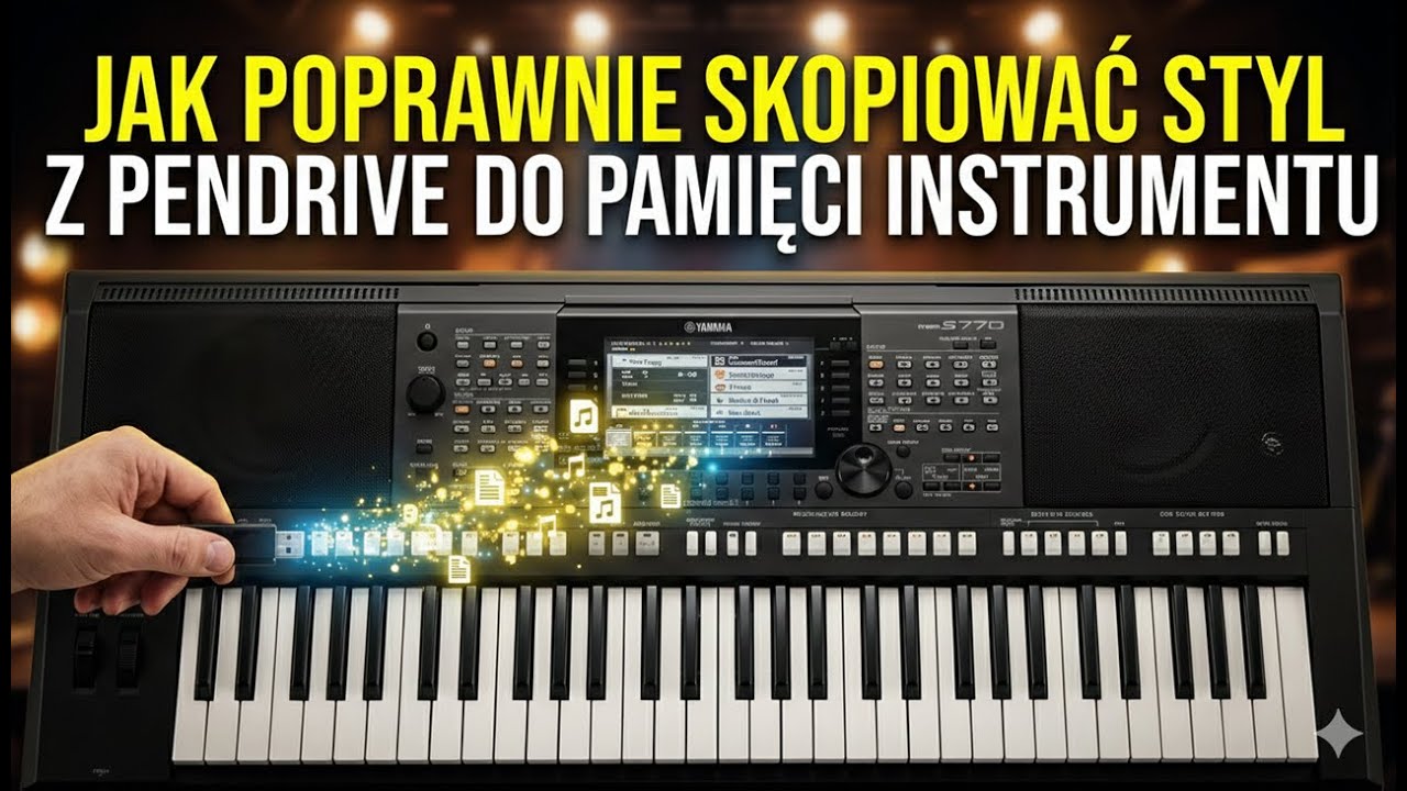 Jak zapisać modyfikacje stylu na Yamaha PSR S770?