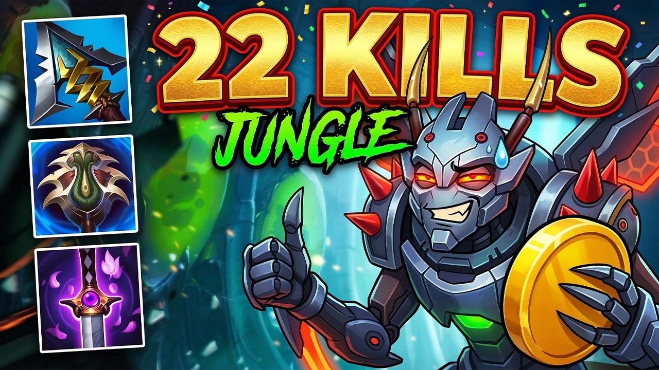 21 Kills Khazix Jungle Guide Gameplay ! Best Kha'zix Build S16 League OF Legends Build LOL Clear JG